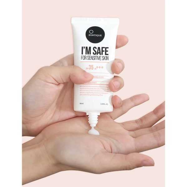 Suntique I’m Safe for Sensitive Skin SPF35 PA+++ 50ml - Simpli Cosmetics Kenya Suntique I’m Safe for Sensitive Skin SPF35 PA+++ 50ml - Image 3