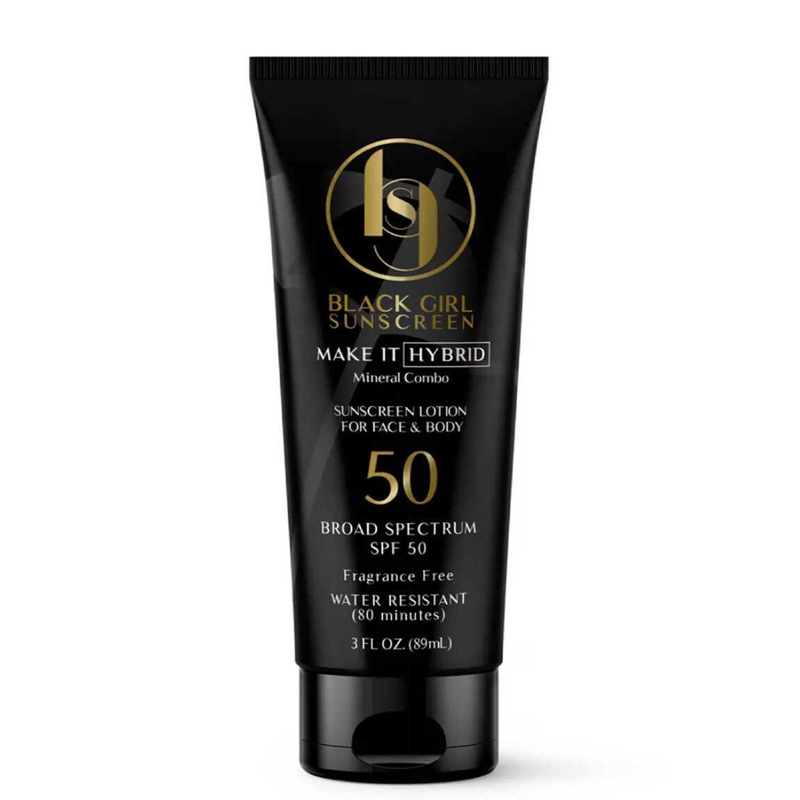 Black Girl Sunscreen Make It Hybrid SPF 50 89ml - Simpli Cosmetics Kenya Black Girl Sunscreen Make It Hybrid SPF 50 89ml