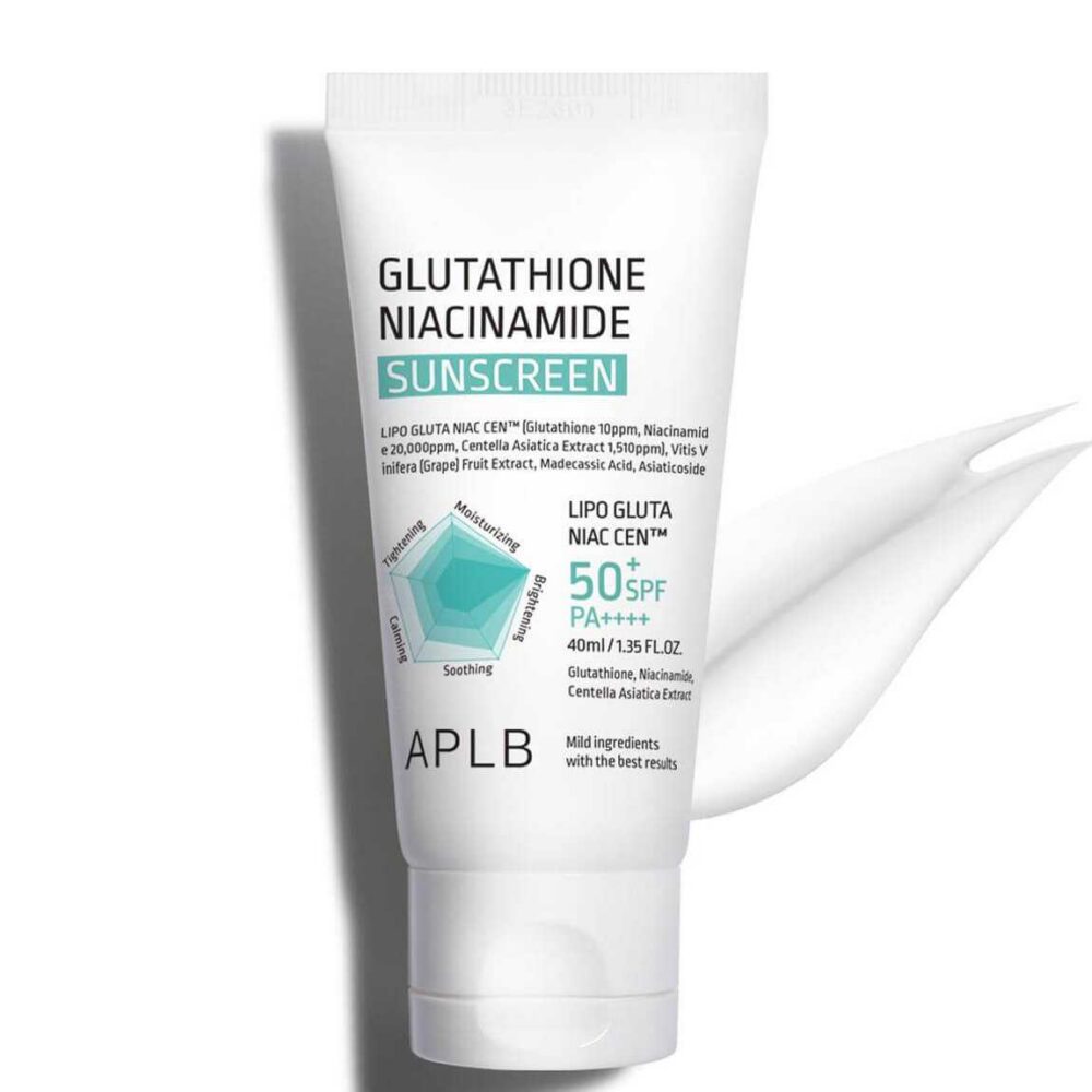 APLB Glutathione Niacinamide Sunscreen SPF 50+ PA++++ 40ml