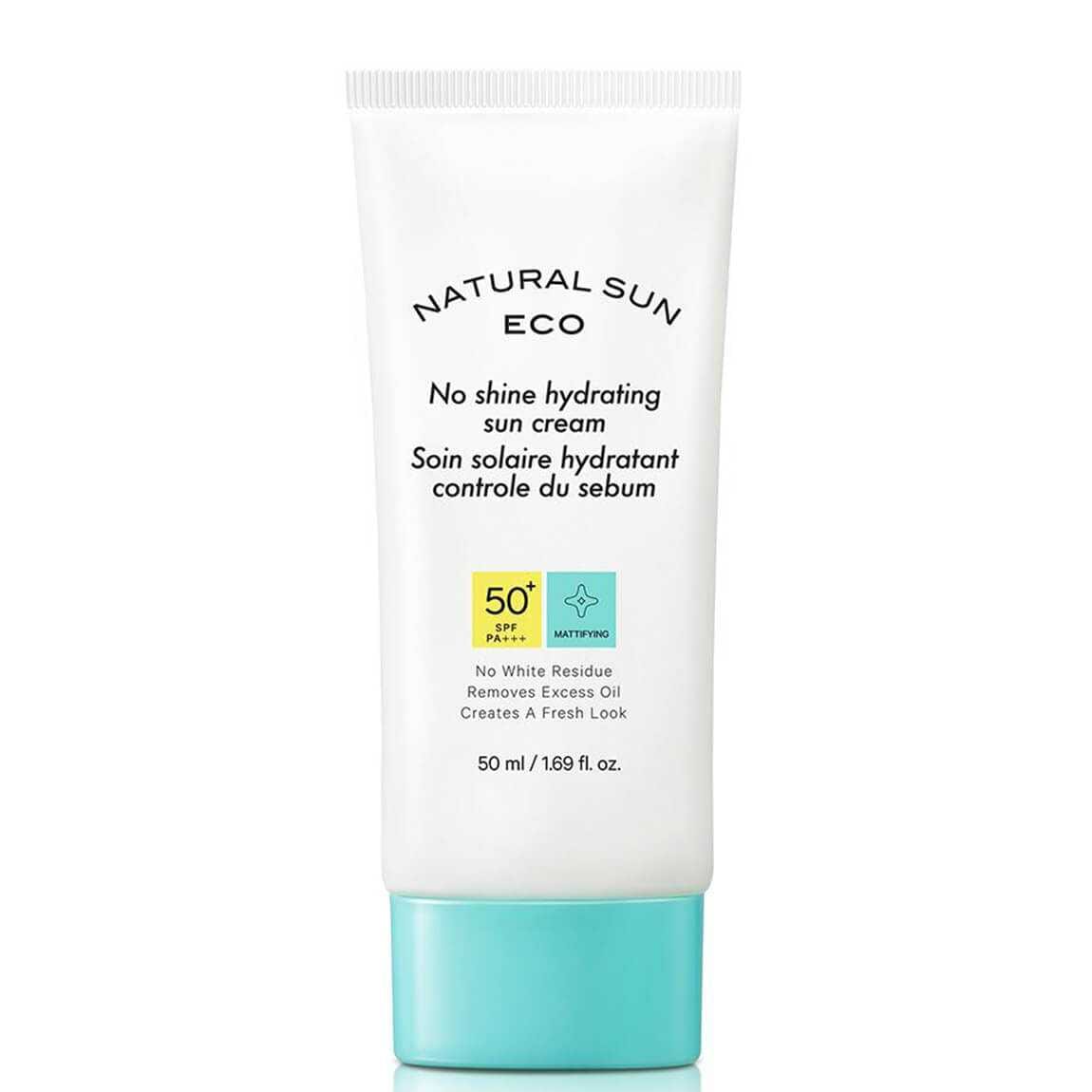 The Face Shop NaturalSun Eco No Shine Hydrating Sun Cream SPF50+ PA++++ 50ml - Simpli Cosmetics Kenya The Face Shop NaturalSun Eco No Shine Hydrating Sun Cream SPF50+ PA++++ 50ml
