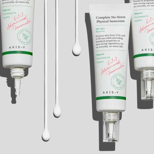 Axis-Y Complete No-Stress Physical Sunscreen SPF50+ PA++++ 50ml - Image 3