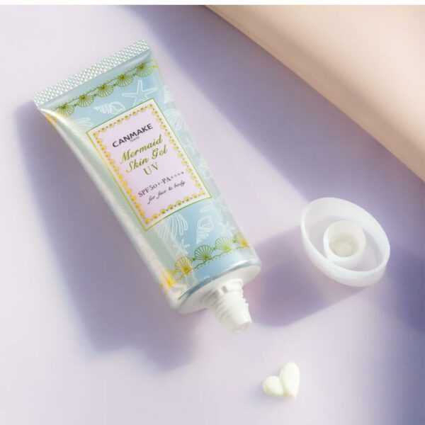 Canmake Mermaid Skin Gel UV Sunscreen SPF 50+ PA++++ 40g - Simpli Cosmetics Kenya Canmake Mermaid Skin Gel UV Sunscreen SPF 50+ PA++++ 40g - Image 3