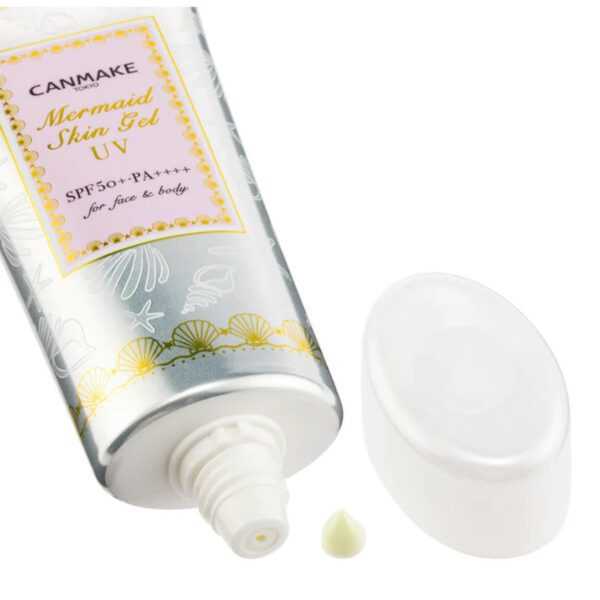 Canmake Mermaid Skin Gel UV Sunscreen SPF 50+ PA++++ 40g - Simpli Cosmetics Kenya Canmake Mermaid Skin Gel UV Sunscreen SPF 50+ PA++++ 40g - Image 4