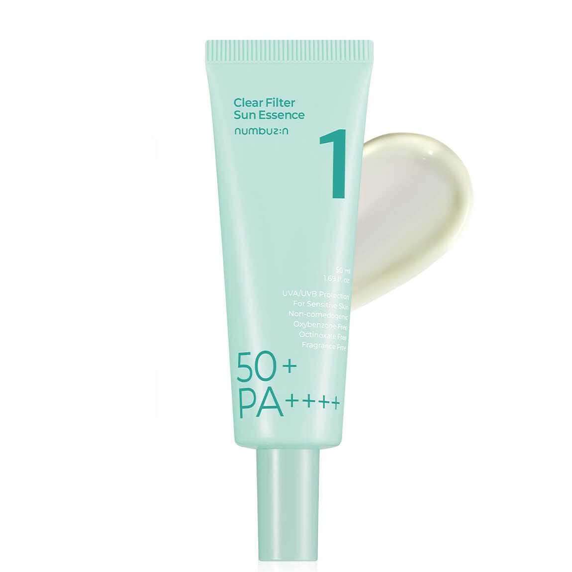 Numbuzin No.1 Clear Filter Sun Essence SPF50+ PA++++ 50ml - Simpli Cosmetics Kenya Numbuzin No.1 Clear Filter Sun Essence SPF50+ PA++++ 50ml