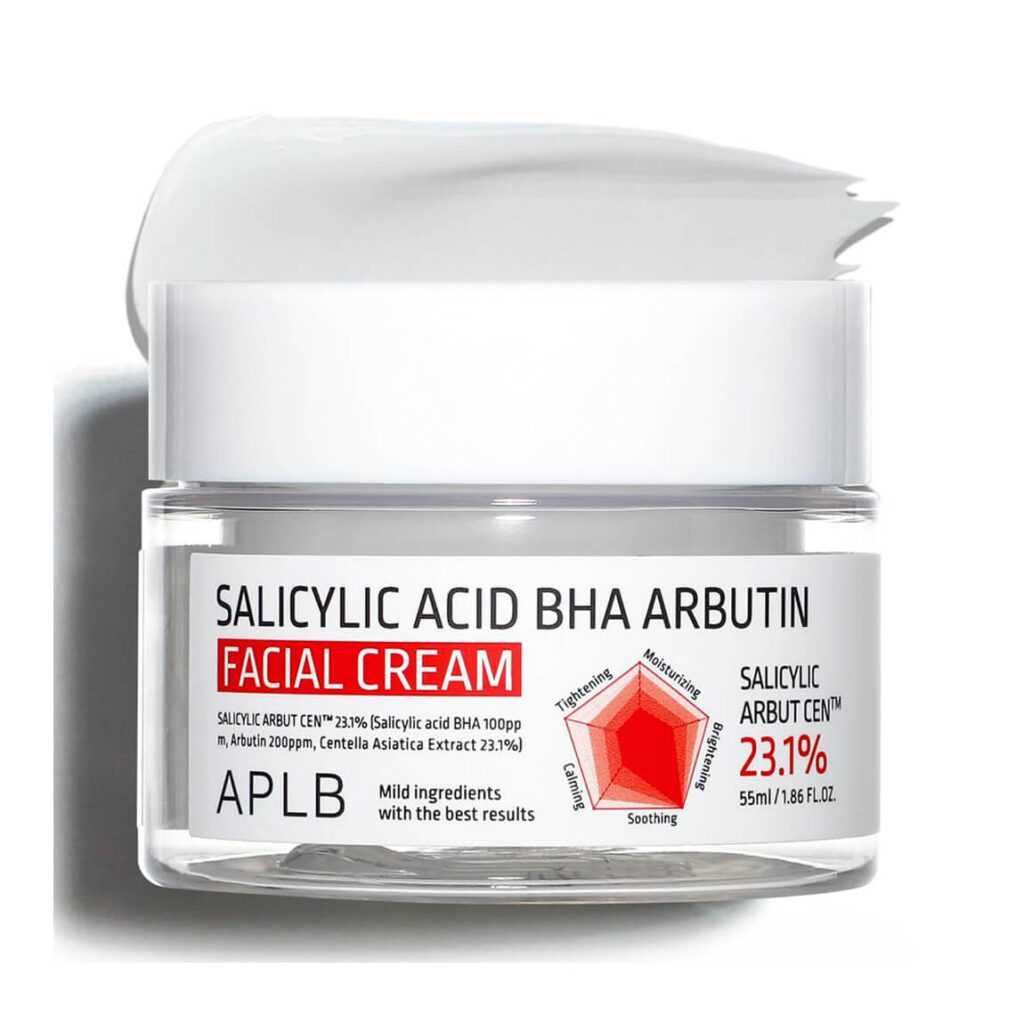 APLB Salicylic Acid BHA Arbutin Facial Cream 55ml