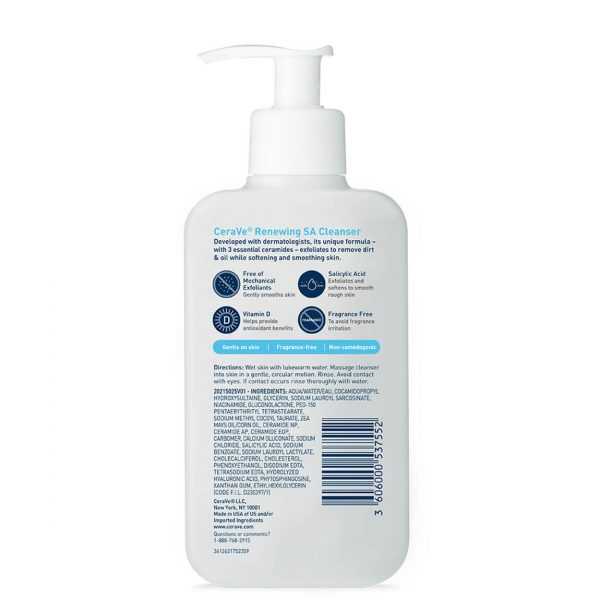 Cerave Renewing SA Cleanser 237ml - Image 3