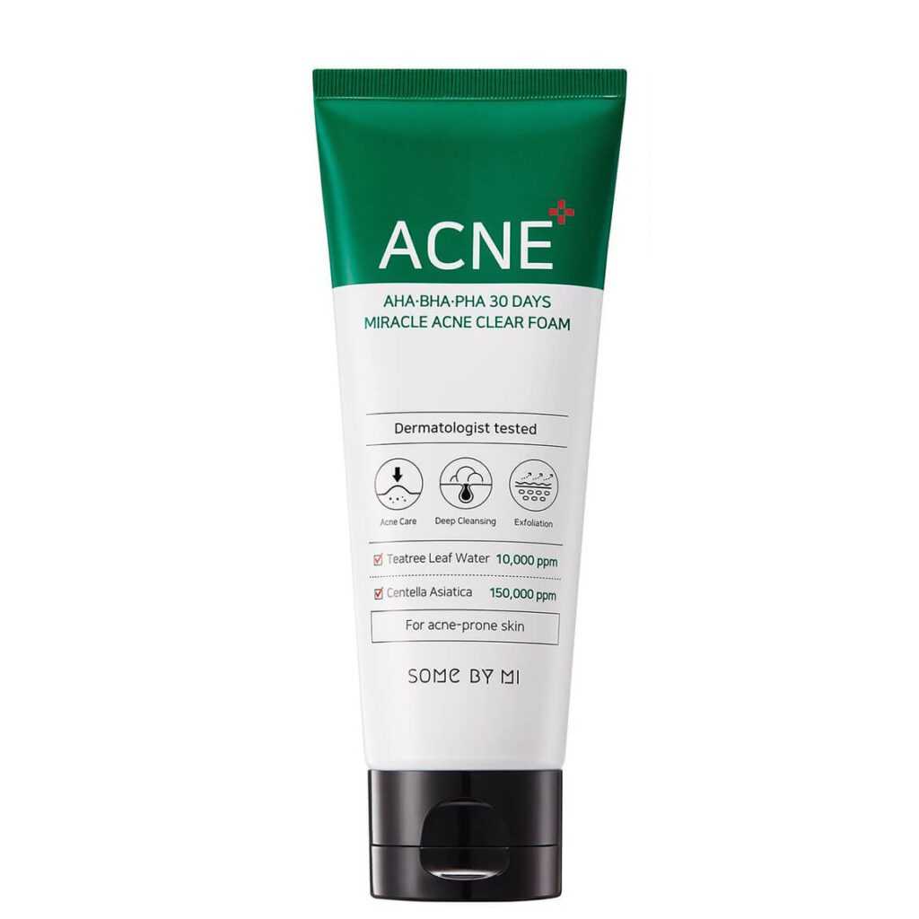 Some by Mi AHA BHA PHA 30 Days Miracle Acne Clear Foam 100ml