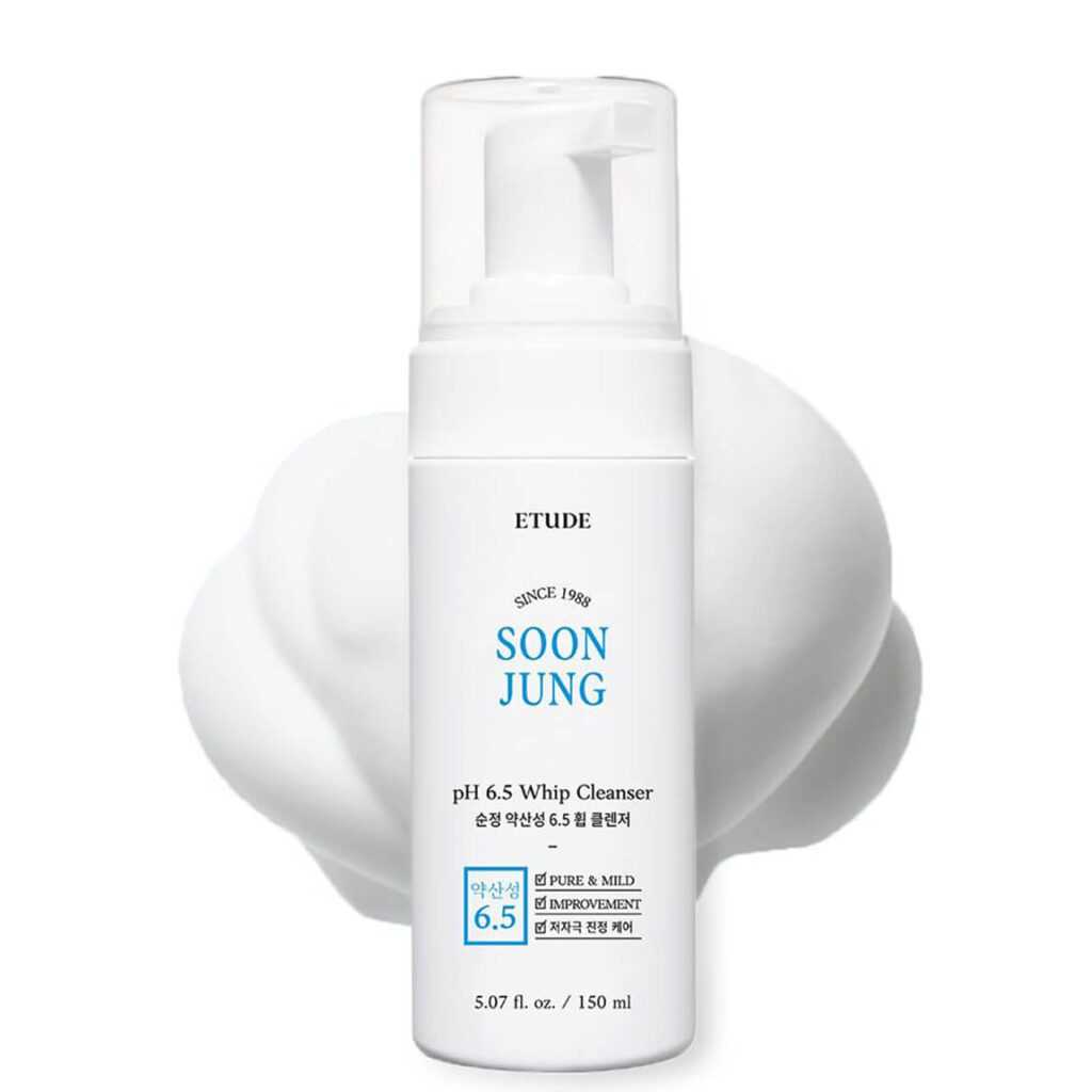 Etude Soon Jung pH 6.5 Whip Cleanser 150ml