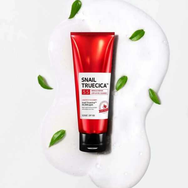 Some By Mi Snail Truecica Miracle Repair Low pH Gel Cleanser 100ml - Image 3