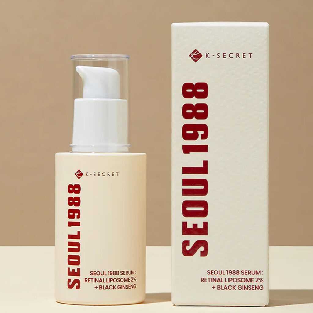 KSECRET SEOUL 1988 Serum: Retinal Liposome 2% + Black Ginseng 30ml