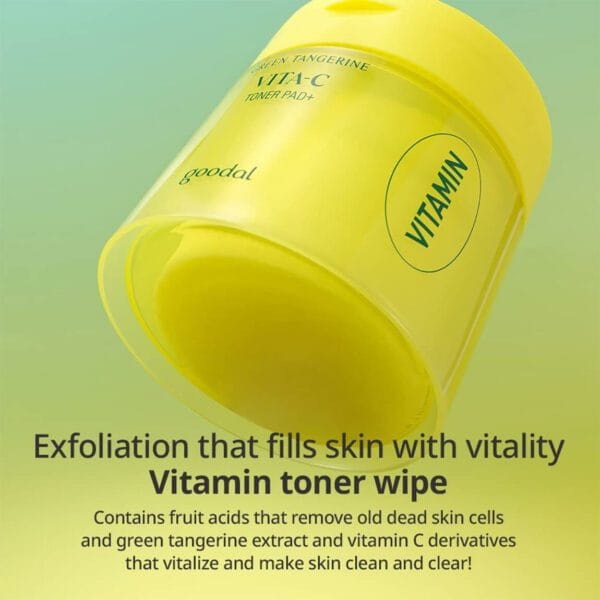 Goodal Green Tangerine Vita C Dark Spot Care Pad 70ea - Simpli Cosmetics Kenya Goodal Green Tangerine Vita C Dark Spot Care Pad 70ea - Image 4