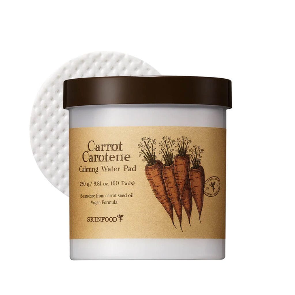 Skinfood Carrot Carotene Calming Water Pad – 60 Pads