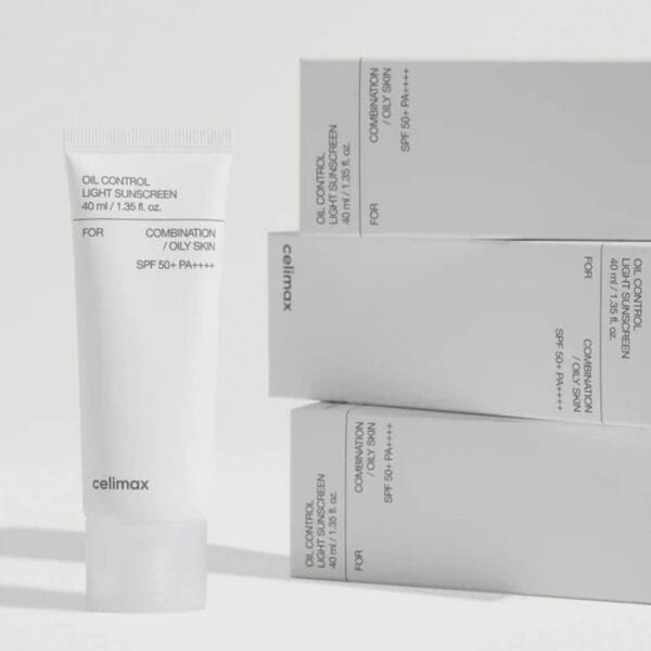 Celimax Oil Control Light Sunscreen SPF 50+ PA++++ 40ml - Simpli Cosmetics Kenya Celimax Oil Control Light Sunscreen SPF 50+ PA++++ 40ml - Image 4
