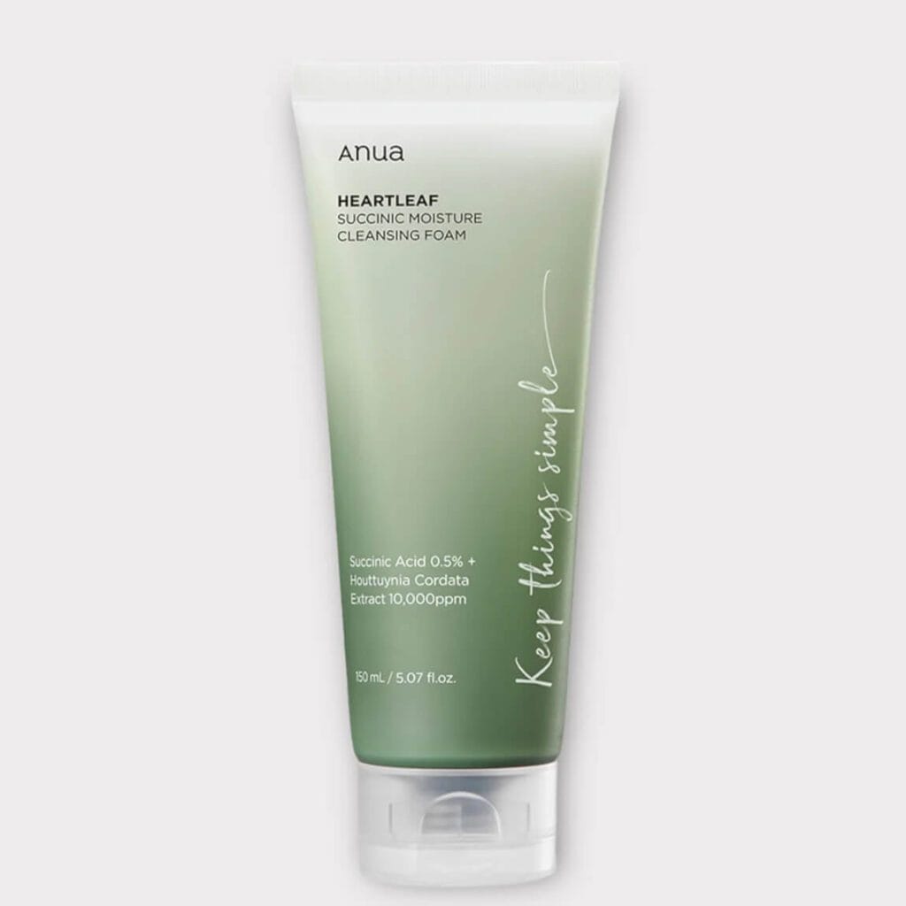 ANUA Heartleaf Succinic Moisture Cleansing Foam