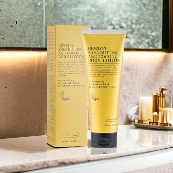 Benton Shea Butter and Coconut Body Lotion 250ml - Simpli Cosmetics Kenya Benton Shea Butter and Coconut Body Lotion 250ml - Image 3