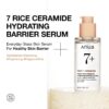 Anua Rice Ceramide 7 Hydrating Barrier Serum 50 ml bottle with product title