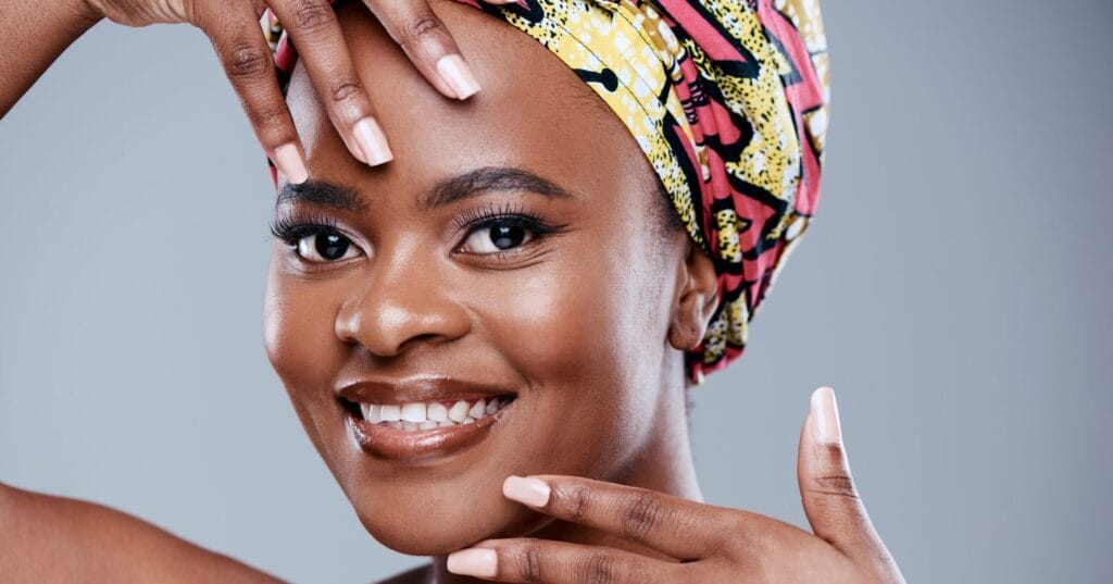 to be beautiful means to be yourself. studio portrait of a beaut