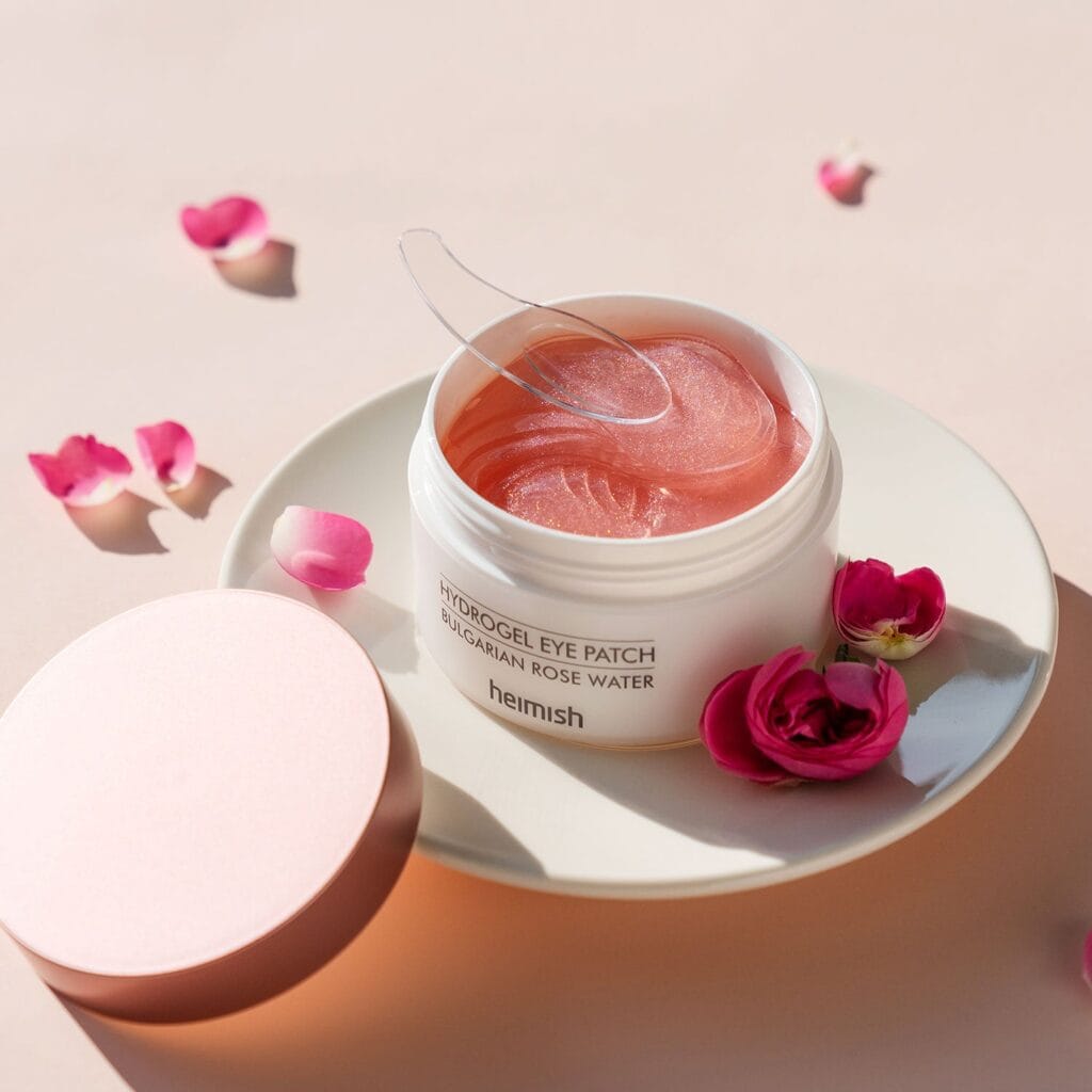 Heimish Bulgarian Rose Water Hydrogel Eye Patch 60-piece jar
