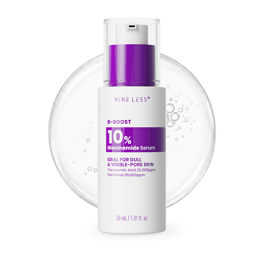 NINELESS B-BOOST 10% Niacinamide Serum 30 ml bottle