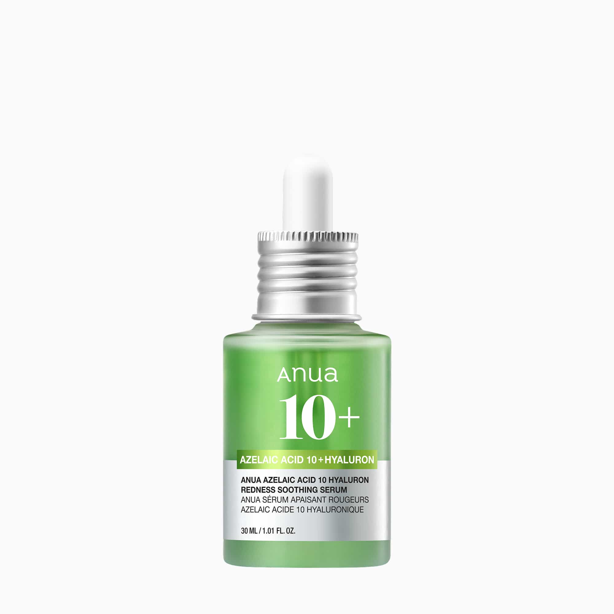 Anua Azelaic Acid 10 Hyaluron Redness Soothing Serum 30ml - Simpli Cosmetics Kenya Anua Azelaic Acid 10 Hyaluron Redness Soothing Serum 30 ml bottle