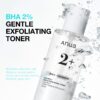 Anua BHA 2% Gentle Exfoliating Toner 150 ml bottle with water splash
