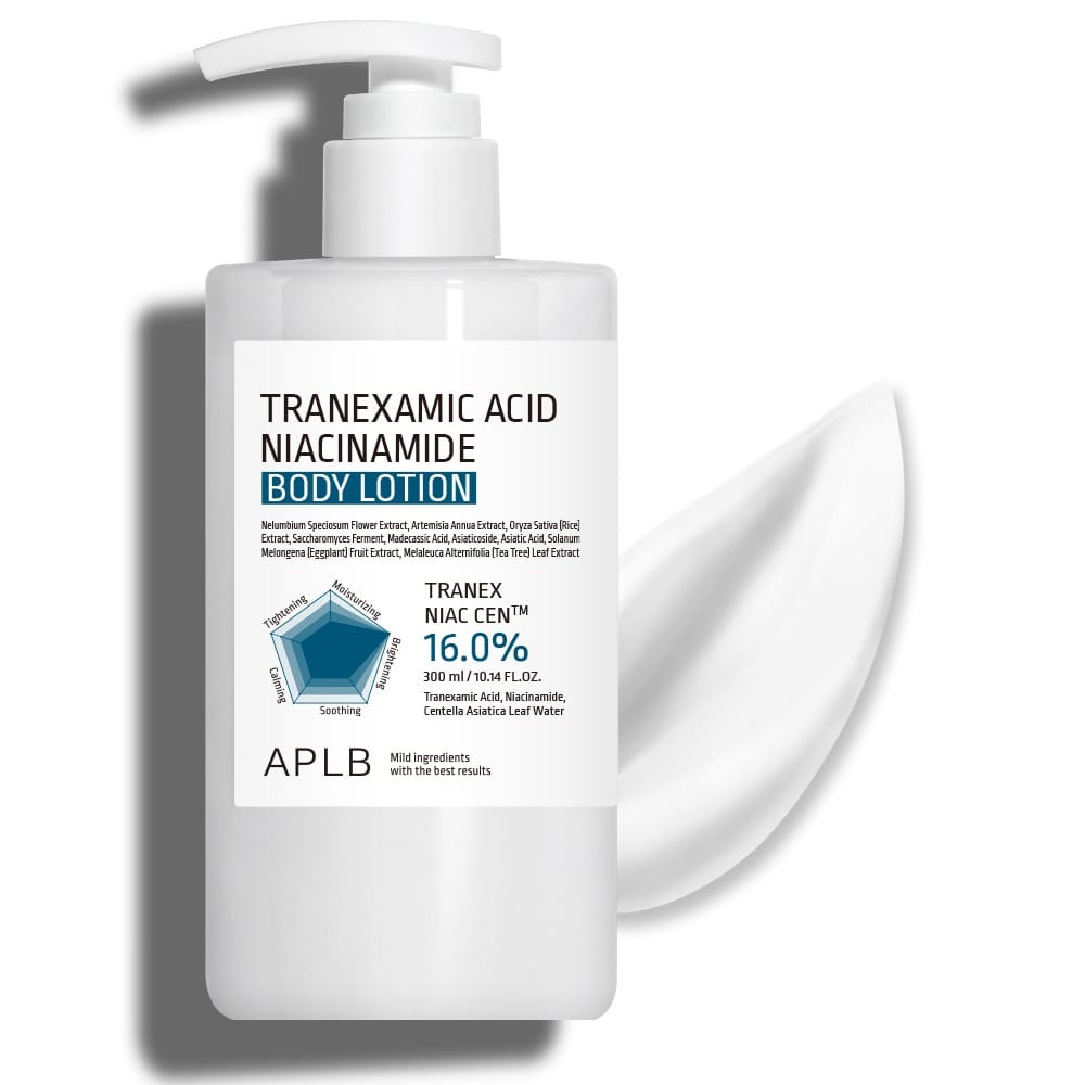 Start Here - Simpli Cosmetics Kenya APLB Tranexamic Acid Niacinamide Body Lotion 300 ml pump bottle