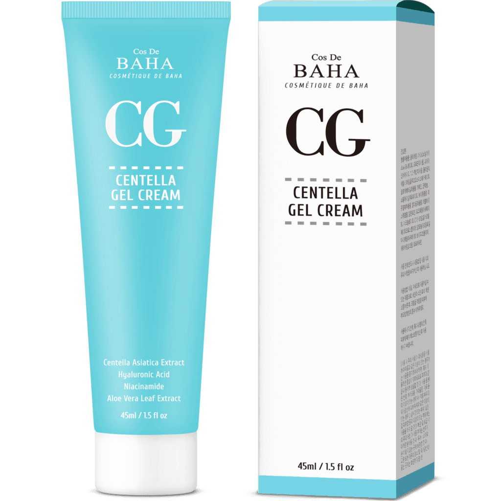 Cos De BAHA CG Centella Gel Cream 45 ml tube with current packaging