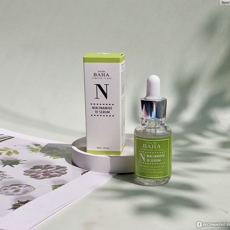 Cos De BAHA Niacinamide 10% + Zinc 1% Serum 30ml bottle