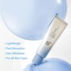 Beauty of Joseon Relief Sun Aqua-Fresh Rice + B5 50 ml tube with blue product backdrop